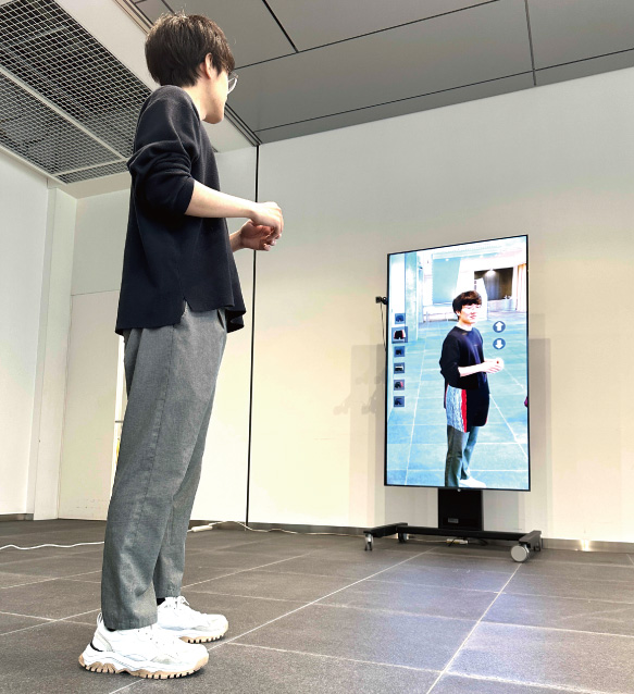 ARオムツ試着